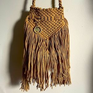 NWOT Chloe Roby Fringed Bucket Bag
